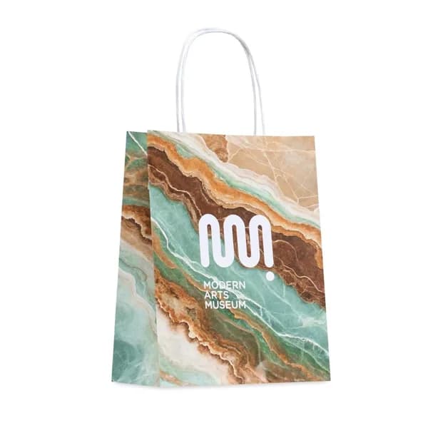 Bossa de paper dúplex mat, 18 × 23 cm