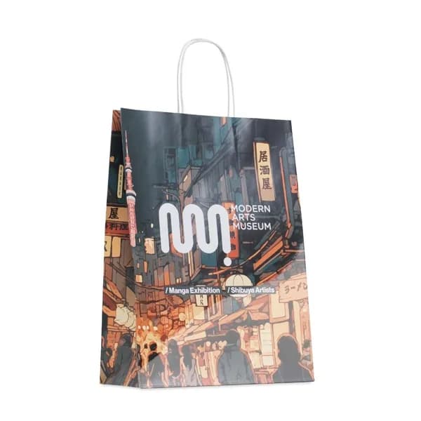 Bossa de paper kraft brillant, 31 × 41 cm